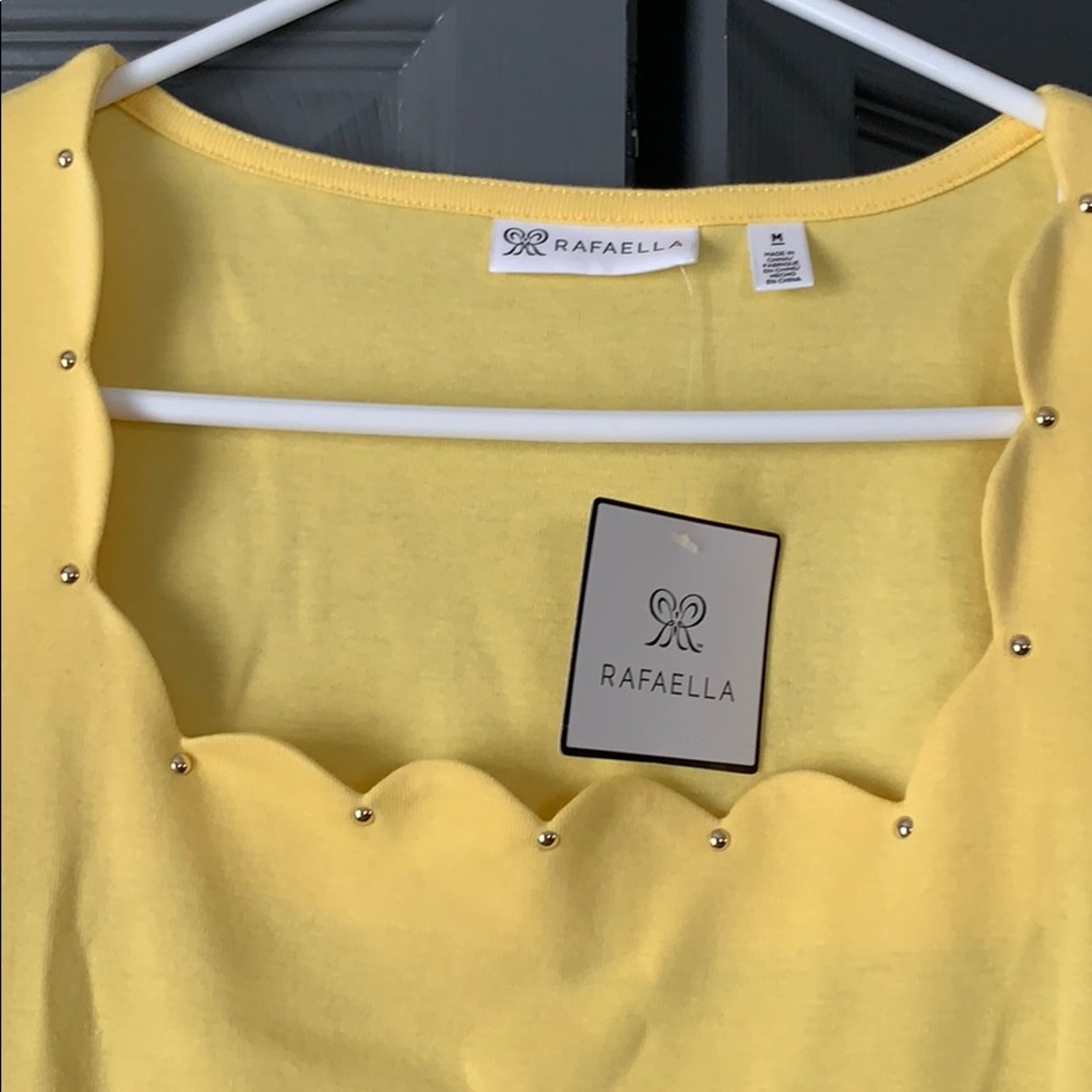 Rafaella Yellow Top - Picture 3 of 3